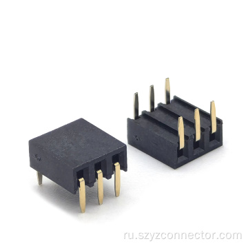 Гнездовой разъем 2,54 мм, однорядный, 3P